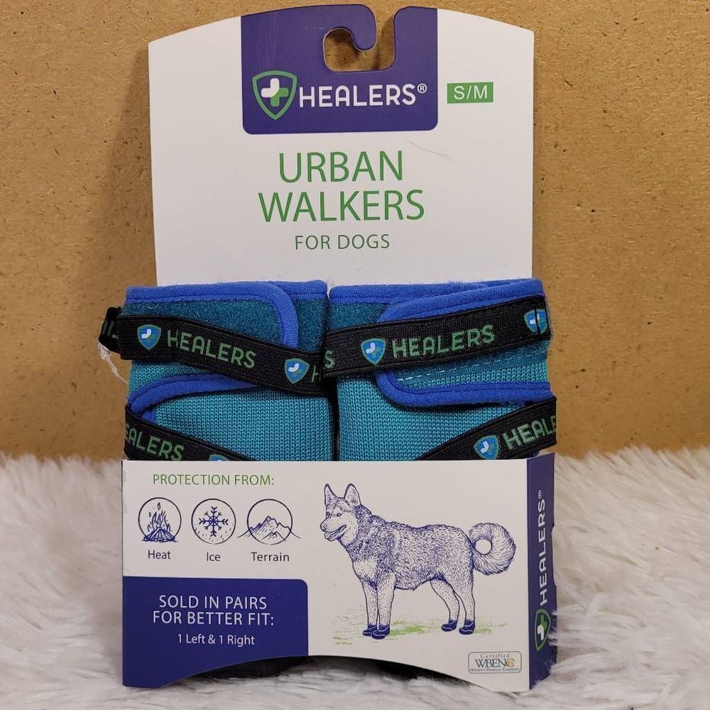 Healers- Urban Walkers Dog Shoes- Size S/M- NIP